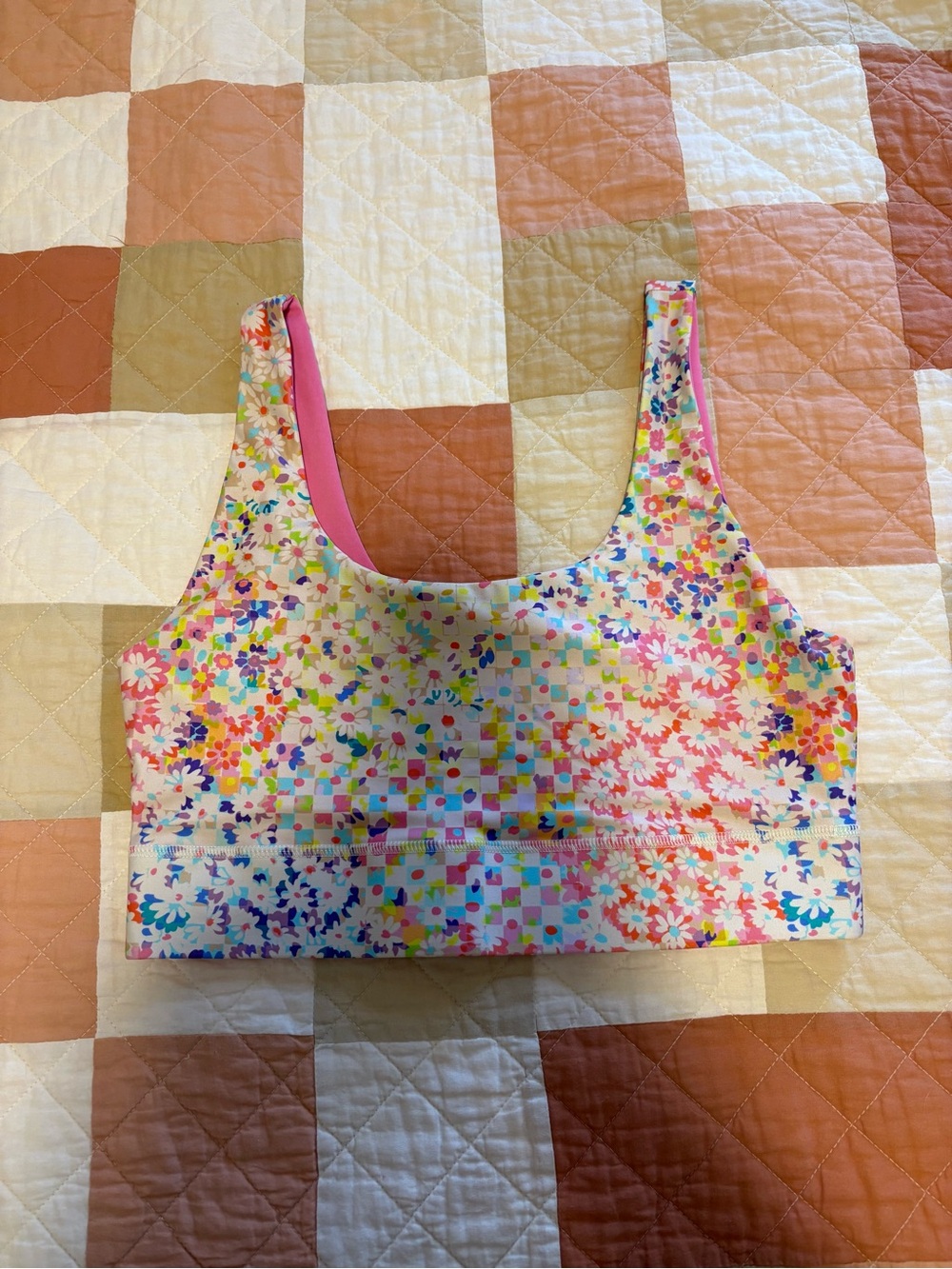 Fabletics Harlyn Reversible Midi Medium Impact Sports Bra, Size Medium